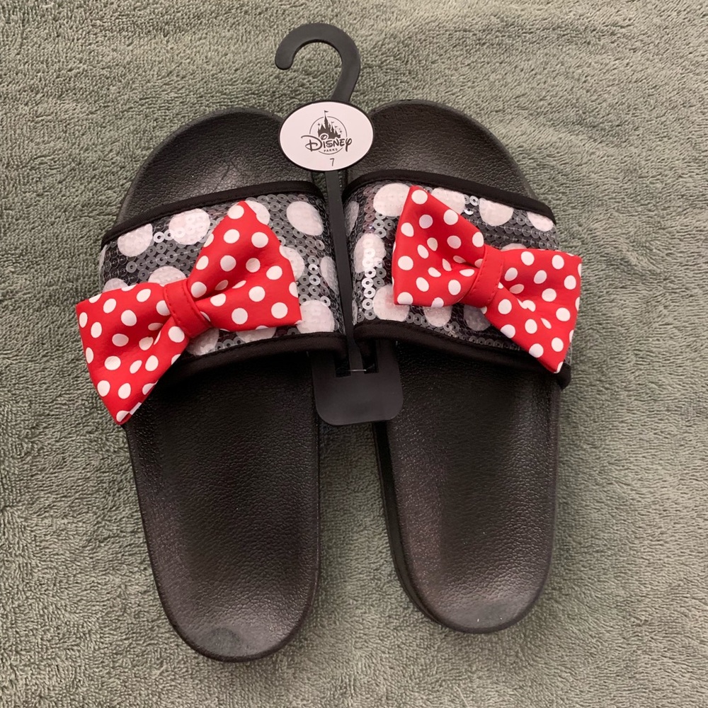 Disneyland Minnie Mouse slides